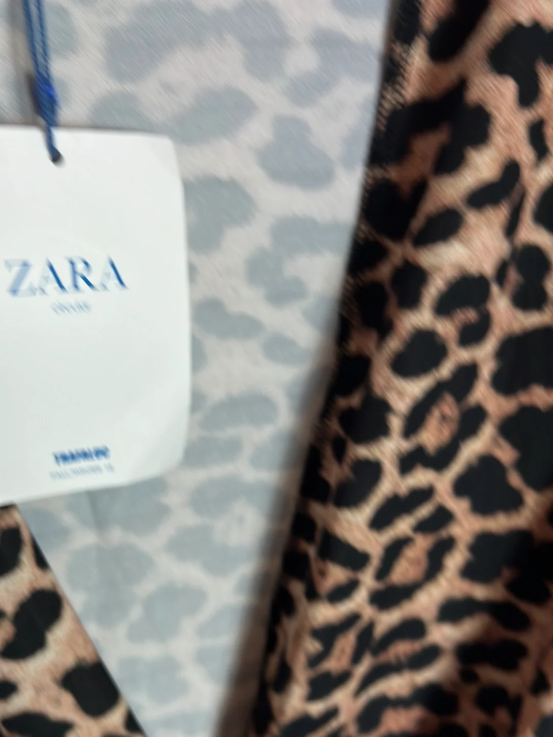 ZARA. Boby elástico animal print T.l - Imagen 3