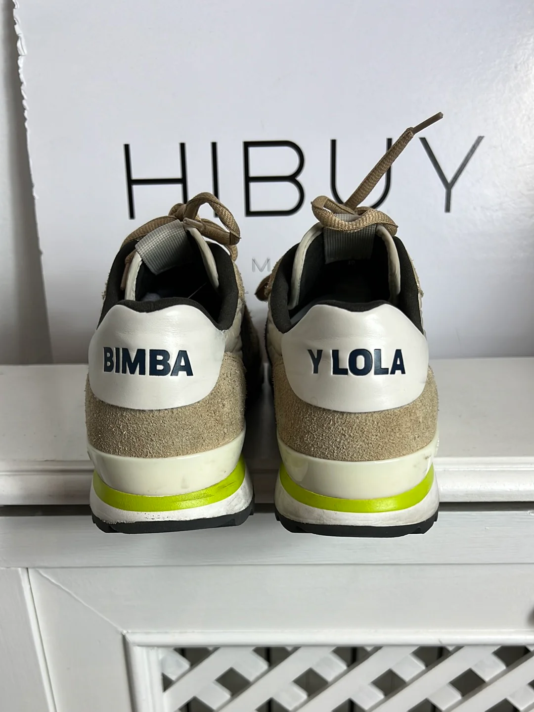 BIMBA Y LOLA. Zapatillas deportivas tonos beiges. T 40 - Imagen 5