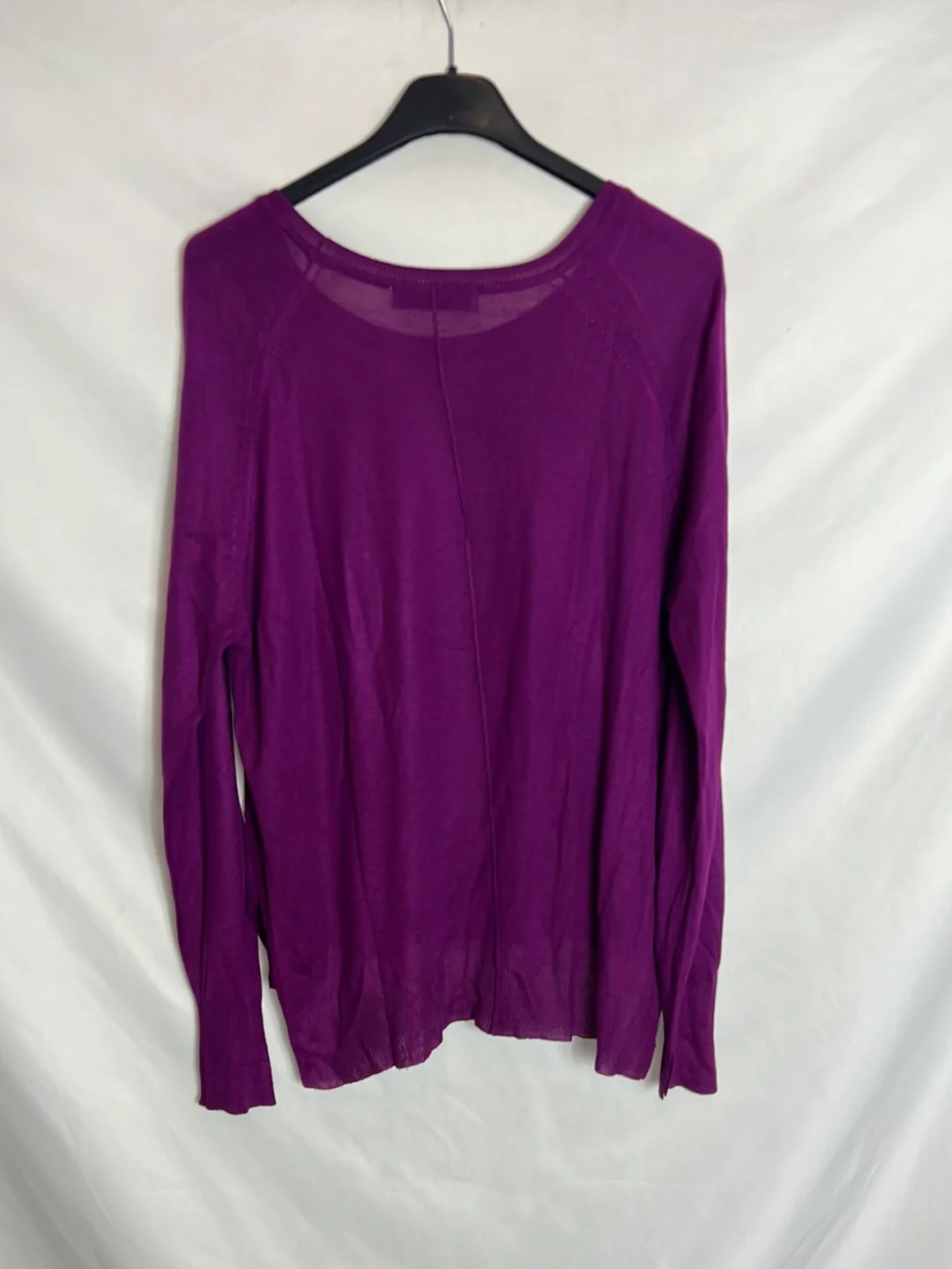 ZARA. Jersey fino morado. T M - Imagen 3