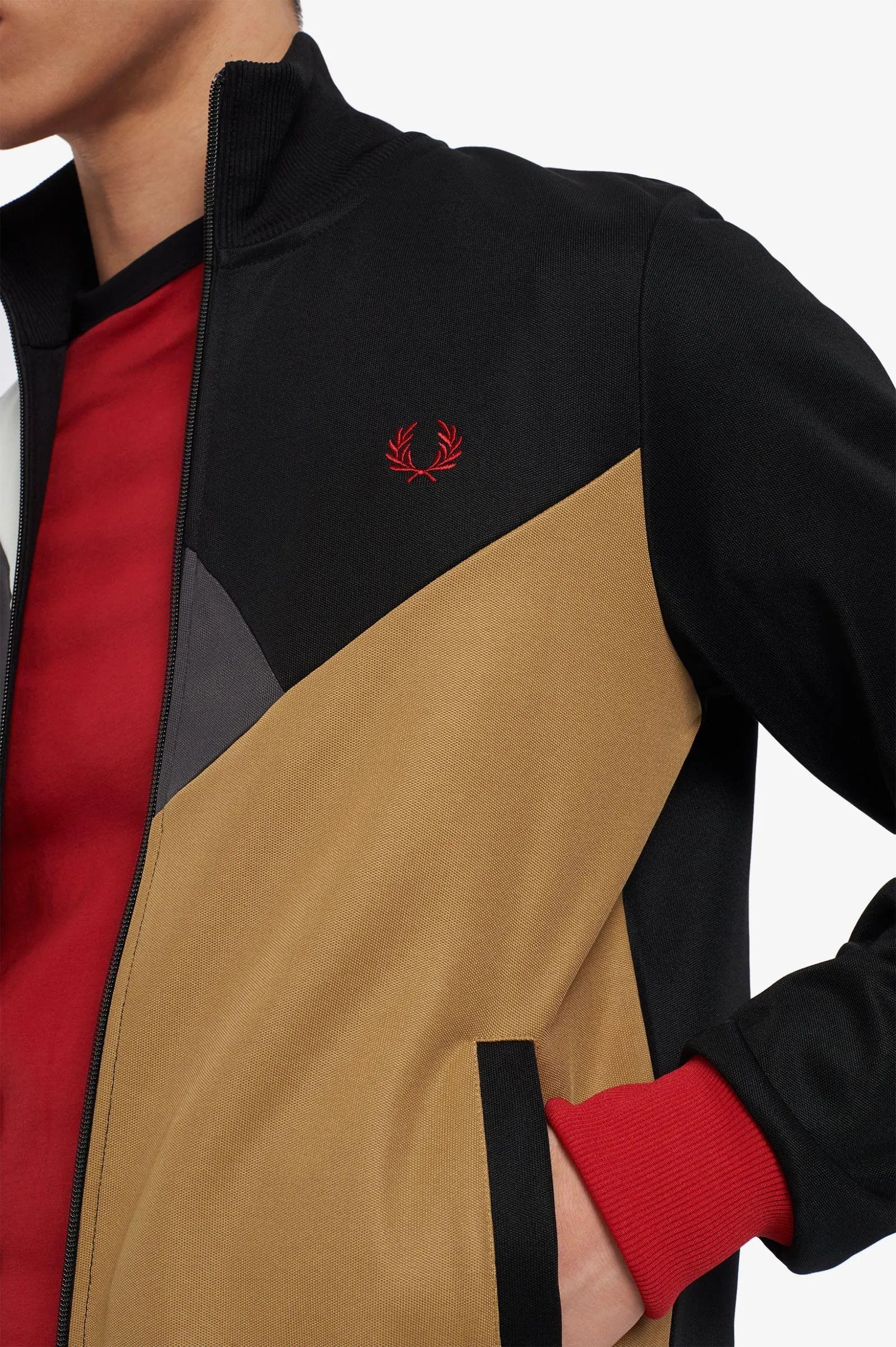 Chaqueta de chándal con bloques de color - Imagen 4