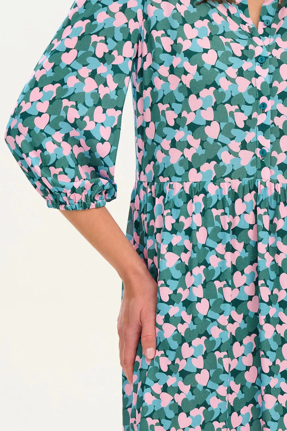 Vestido Astra Smock Multi Layered Hearts S68340 - Imagen 8